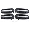 ApplianPar Front and Rear Exterior Door Handle with Chrome for