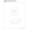Kingston Brass FLBELL11436 Made to Match 1-1/4 in. ID x