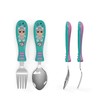 Zak Designs L.O.L. Surprise! Easy Grip Fork and Spoon Set,