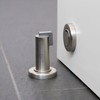 Stoppwerk Magnetic Door Stop - Antique-Look Stainless Steel Door Stopper