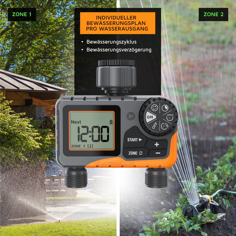 Brandson - Digital Irrigation Computer with Display - 2 Output