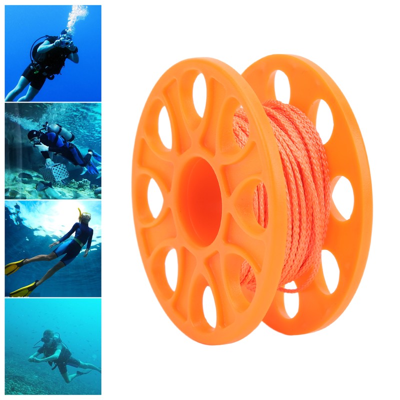 Diving Spool Plastic Prevent Winding Lightweight Diving Finger Reel with