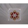 Jingle Bells Lauscha Weihnachtskugel 5cm Tradition 6er Set Glas Christbaumschmuck