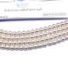 100 pcs Preciosa Round Pearl Maxima Crystal Glass Pearls Loose
