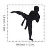 Karate Rubber Stamp, 3/5 Inch Small Mini Martial Arts Stamp