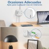 Glückluz Regleta Multicontacto Conector Multiple con 5M Electrica Extensión