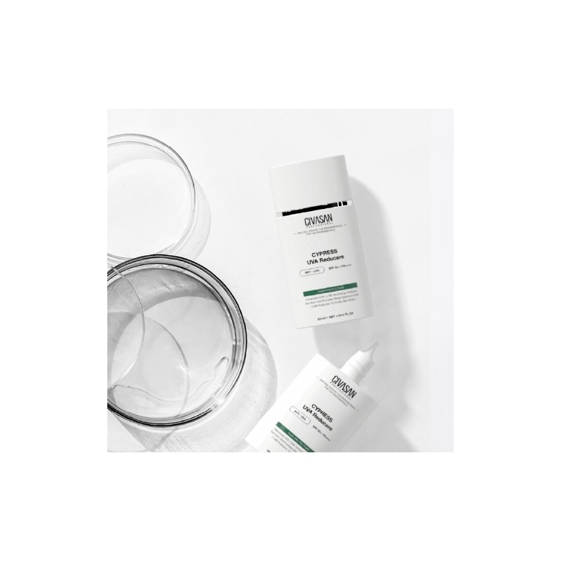 Cibasan Cypress UVA Reducer Sun Cream SPF 50 Refreshing application