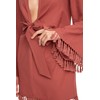 Trendyol Women Relaxed Double-Breasted Shirt Collar Woven Kimonos & Kaftans