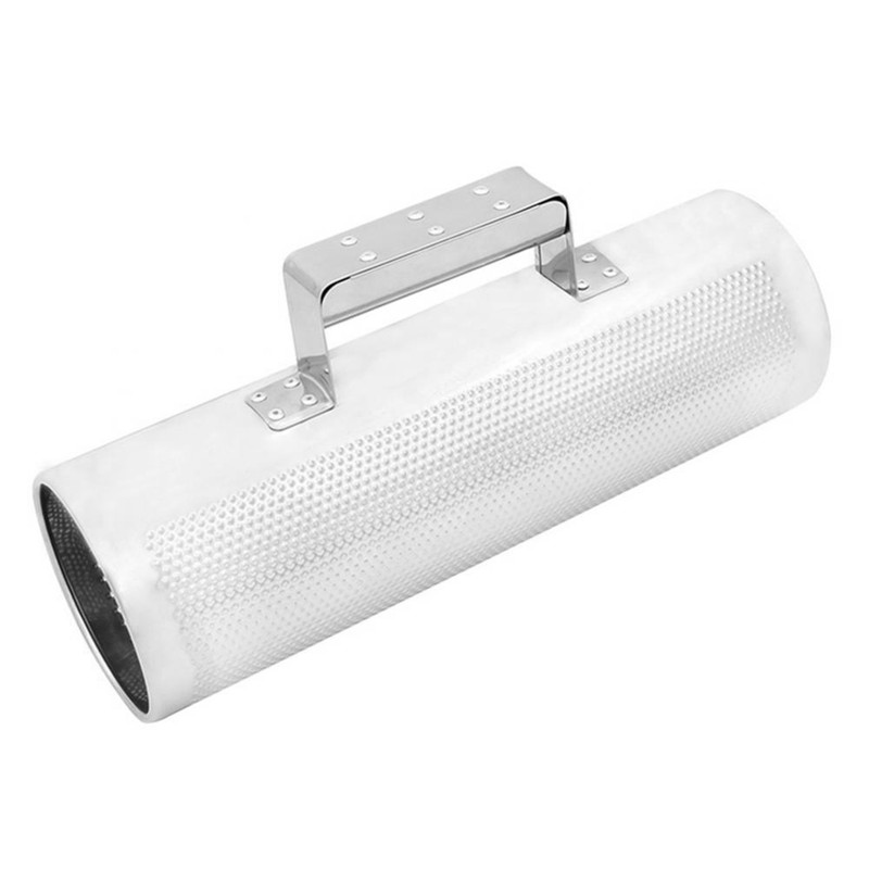 Durable Stainless Steel Metal Guiro Musical Percussion Instrument with Scraper