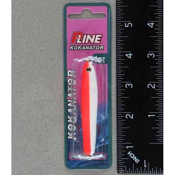 P-Line UV Kokanator Jig, Orange/Pearl, 1/2 oz