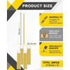 DAFNE Pack of 24 Pencil Leads for Carpenter's Pencil, 2.8