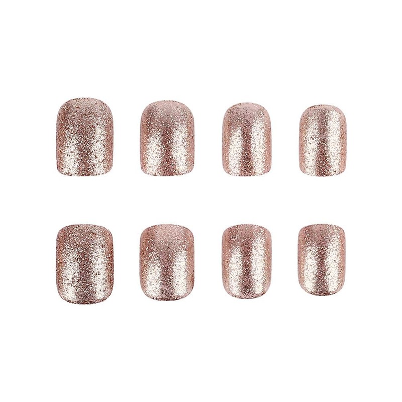 24 Pcs Fall Winter Press on Nails Short Square -