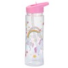 Enchanted Rainbows Unicorn Reusable Water Bottle with Flip Straw