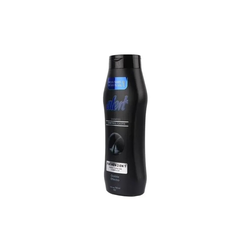 Shampoo Alert Control Caspa Para Hombre 2 En 1 700ml