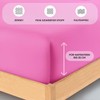 Buymax® Fitted Sheet, 100 x 200 cm, 100% Jersey Cotton,