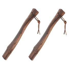 Abaodam 2Pcs Wooden Axe Replacement Handle Durable Ergonomic Grip for Axe Smooth Surface for Safe Use for