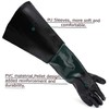 Rubber Sandblasting Gloves Anti-Slipping 60cm PVC Special Gloves for Sandblasting