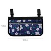 Wheelchair Bag with Pockets Reflective Strips Armrest Side Bag for