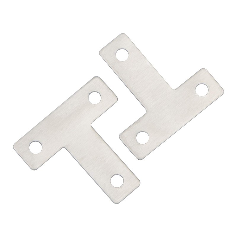 Pxyelec 20Pcs 3 Holes Angle Plate Corner Brace Flat T