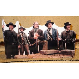 "The Alamo" Thornton "Davy and Men On the Wall" Movie Tabletop Display Standee