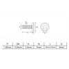 cSeao 10-Pack M8 x 30mm Black Flat Head Allen Head