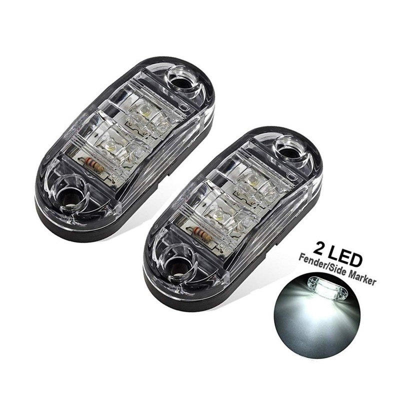 ShuoHui 4 x LED 12 V to 24 V White