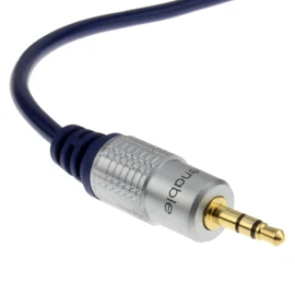 kenable Pure HQ OFC Shielded 3.5mm Stereo Jack to Jack Cable Gold 2m [2 metres]