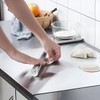 Stainless Steel Cutting Boards with Lip,Heavy Cutting Board For Kitchen,Chopping