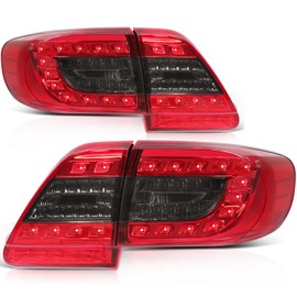 OCPTY Tail Light Assembly Pair Replacement For 2011-2013 for Toyota Corolla