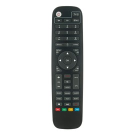 VINABTY Replacement Remote Control with Learning Function Applicable For GTMEDIA TV Satellite Receiver Support DVB-S / S2 / S2X H.265 V7,V7S,V7-Max
