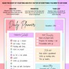 Daily Planner, To Do List Notebook, Productivity Day Planner for