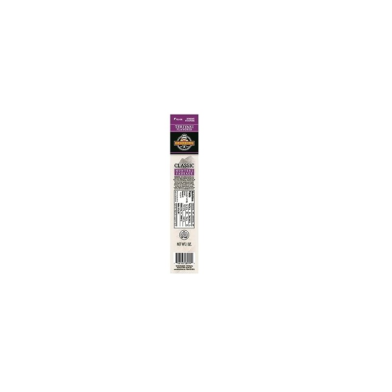 Delicious Dearborn Hunter Sausage: Teriyaki Flavor | 24ct 1oz |