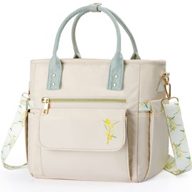 GLORIEROO Deluxe Lunch Bag Women - Leakproof Insulated Lunch Box for Women Gifts for Christmas Unique Gifts for Women Wetproof Lunch Tote Bag with Removable Strap for Work/Picnic