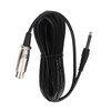 Gooseneck Condenser Microphone Flexible 6.35mm Wired Desktop Microphone for Broadcasting