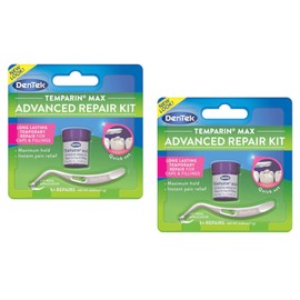DenTek Temparin Max Lost Filling and Loose Cap Repair Kit | One Step Formula | 5+ Repairs | 0.04 Ounces | 2-Pack