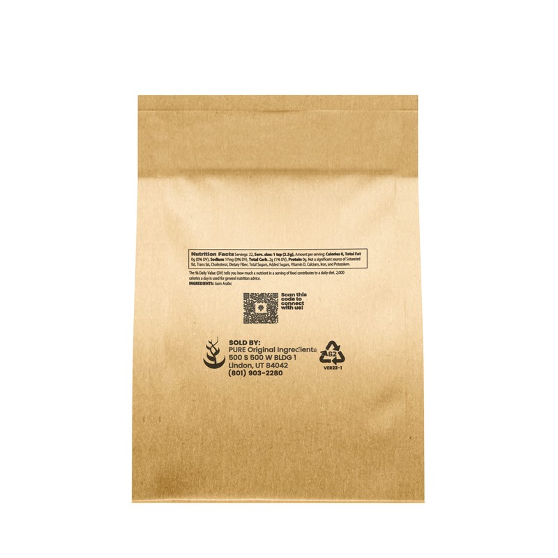 Pure Original Ingredients Gum Arabic (2oz) Essential Ingredient in DIY