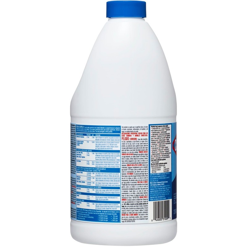 Clorox Germicidal Bleach, CloroxPro Concentrated, 64 Ounce Bottle (31009) Packaging