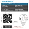 Wathai 80mm 24V DC Cooling Fan 2Pin 24Volt 80mm x