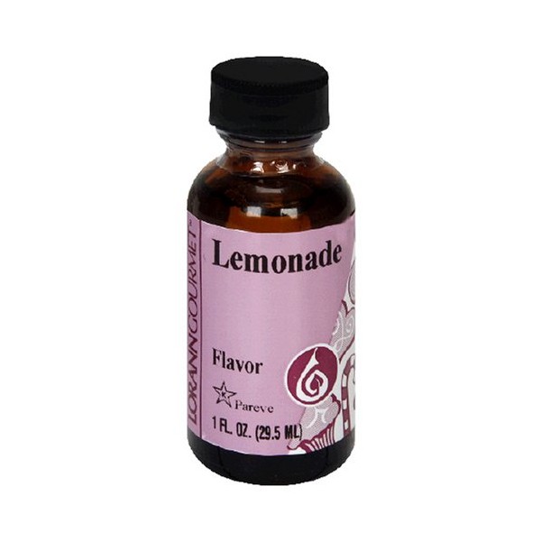LorAnn Artificial Flavoring Oils, Lemonade Flavoring Oil, 1-Ounce Bottles (Pack of 4)