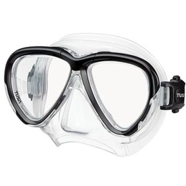 TUSA Intega Diving Mask Snorkel Diving Goggles Professional (Black)
