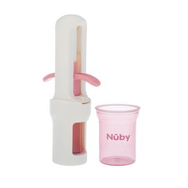 Nuby Grape Cutter Tool – Safe Grape Slicer for Toddlers, Kids & Babies | Fruit Cutter for Snacks, Meals & Baby-Led Weaning, Pink