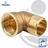 tecuro Brass angle 90° internal x external thread 1 inch,