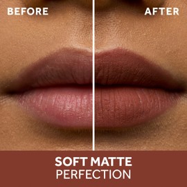 No7 Pro Artist Soft Blur Liquid Matte Lipstick - Weightless, Long-Lasting Lipstick for a Hydrated, Soft Matte Finish & Longwear Lip Color - Nude Silk (.2 Fl Oz)