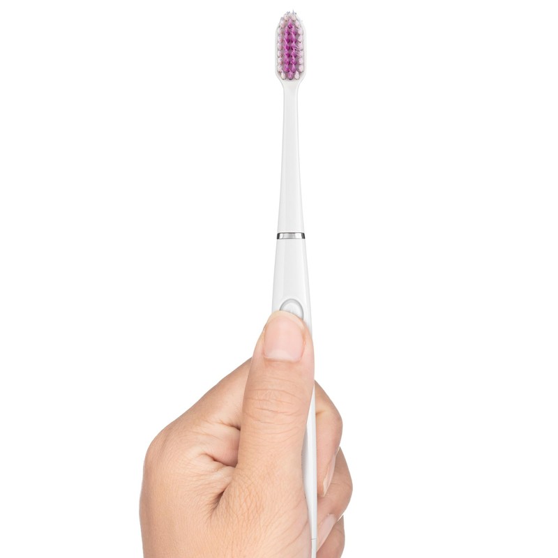 GUM Sonic Powered Toothbrush, Tapered Bristles Clean Below The Gumline,