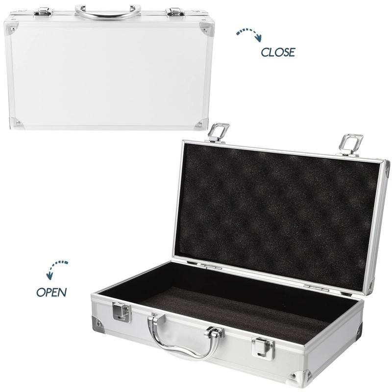 Generic Aluminum Hard Case Briefcase: Aluminum Briefcase with Lock Metal