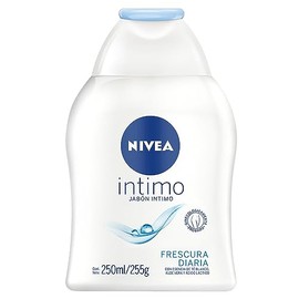 NIVEA Jabón Íntimo Femenino Frescura Diaria (250 ml) con Esencia de Té Blanco, Aloe Vera y Ácido Láctico PH Balanceado Uso Diario