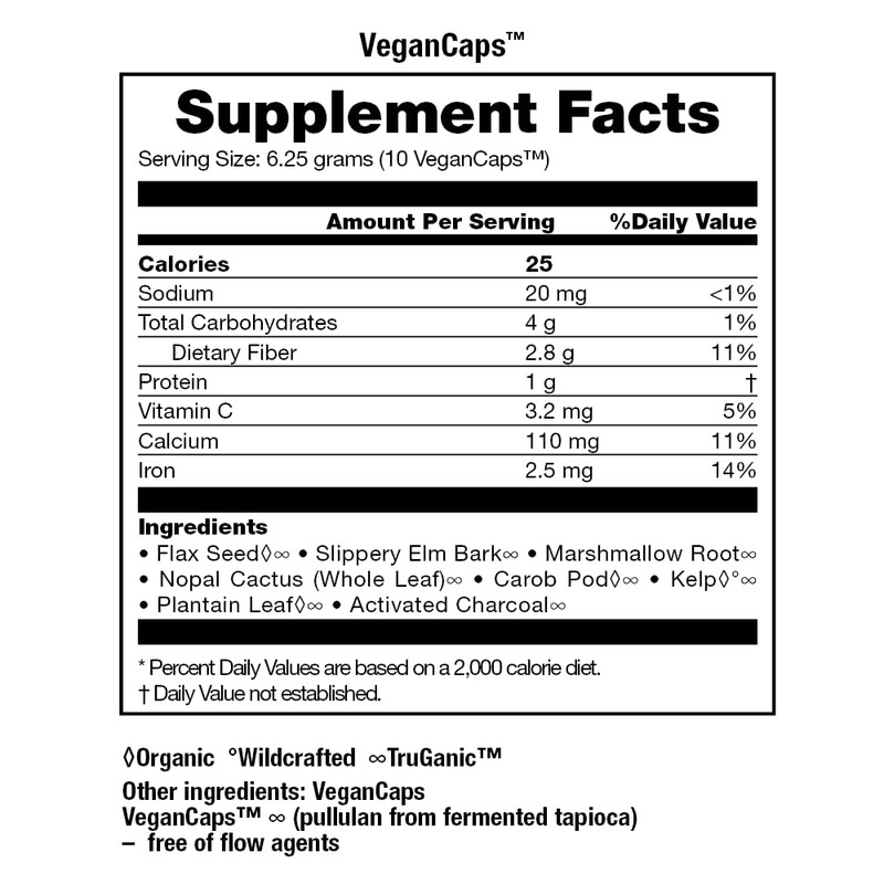 HealthForce SuperFoods Intestinal Drawing Formula - Capsules - 260 Vegan