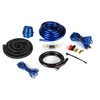 Absolute KIT0BL Complete 0 Gauge Blue Amp Kit with RCA