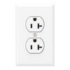 ThunderWay Duplex Electrical Receptacle Outlets with Wall Plate, 20Amp 125V