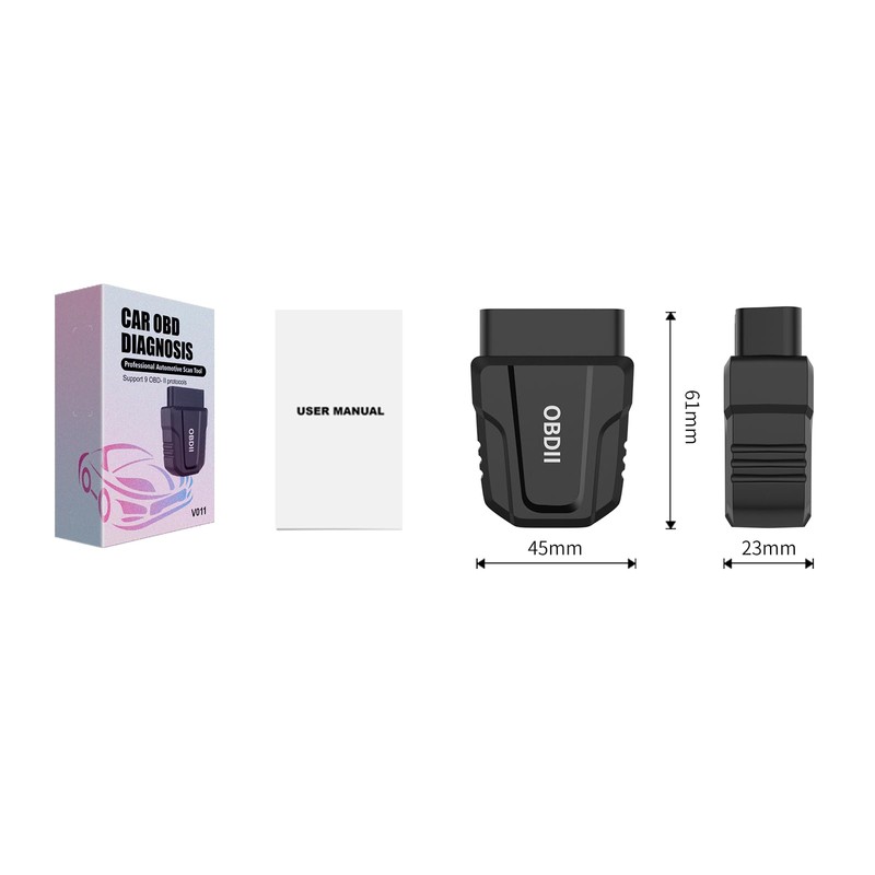 OBD2 Scanner Bluetooth, Comprehensive Wireless OBD2 Scanner Diagnostic Tool for